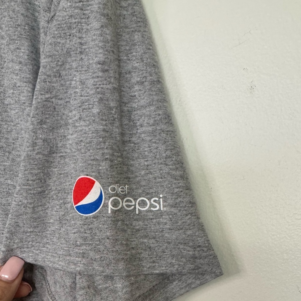 Vintage Diet Pepsi Promo T Shirt XL Gray Love Every Sip Short Sleeve Crew Neck - Picture 2 of 3